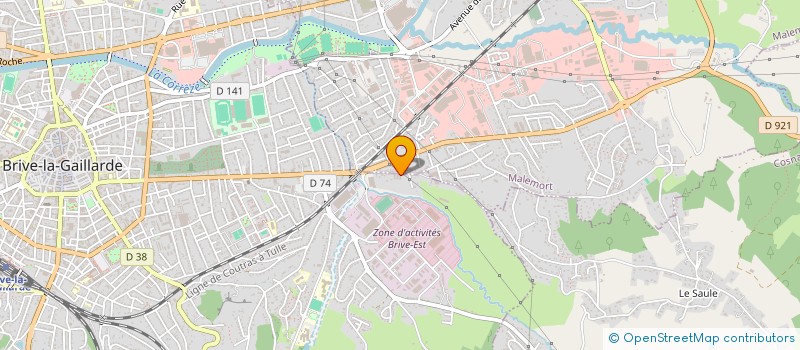 localisation de l'entreprise MONSIEUR DAVID DEHER  BRIVE-LA-GAILLARDE