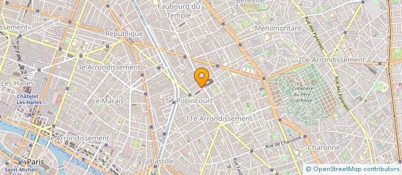 localisation de l'entreprise MONSIEUR DAVID DEL CASTILLO  PARIS