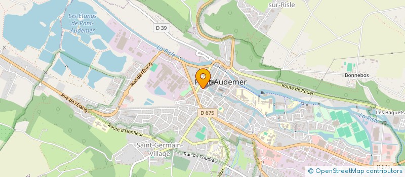localisation de l'entreprise MONSIEUR DAVID DELABARRE à PONT-AUDEMER
