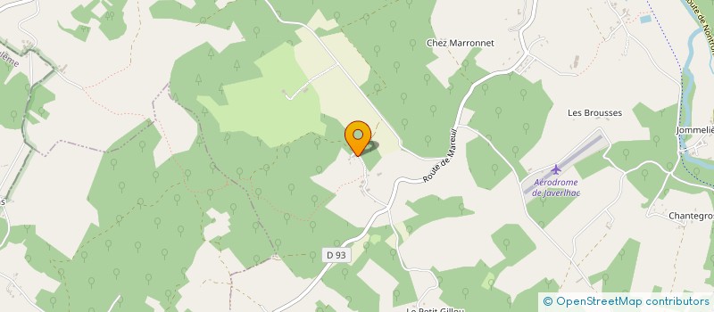 localisation de l'entreprise MONSIEUR DAVID DELAGE  JAVERLHAC-ET-LA-CHAPELLE-SAINT-ROBERT