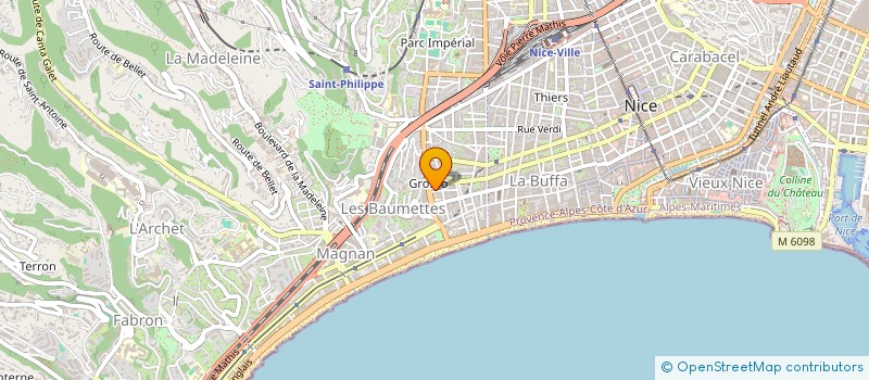 localisation de l'entreprise MONSIEUR DAVID DELAUD à NICE