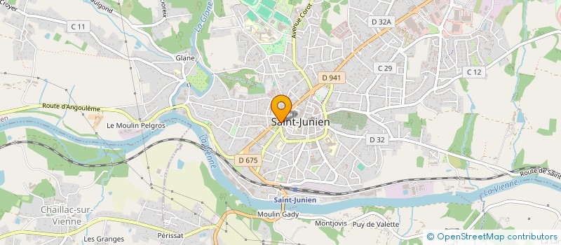 localisation de l'entreprise MONSIEUR DAVID DELAUTRETTE  SAINT-JUNIEN