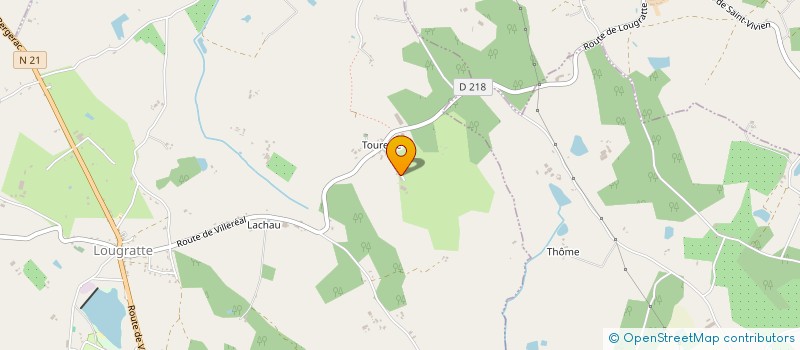 localisation de l'entreprise MONSIEUR DAVID DELBOURG  LOUGRATTE