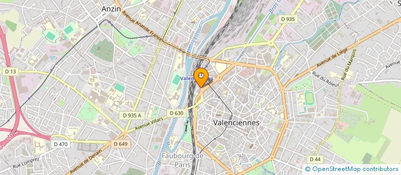 localisation de l'entreprise MONSIEUR DAVID DELCAMBRE  VALENCIENNES