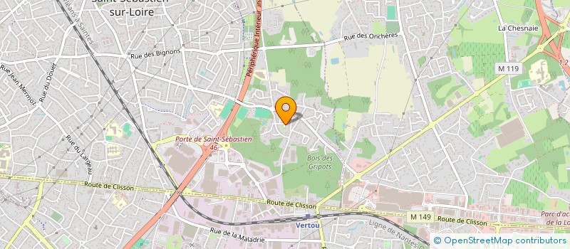 localisation de l'entreprise MONSIEUR DAVID DELCAMBRE  SAINT-SEBASTIEN-SUR-LOIRE