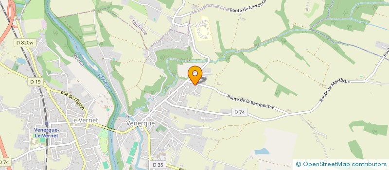 localisation de l'entreprise MONSIEUR DAVID DELCOURT à VENERQUE