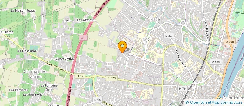 localisation de l'entreprise MONSIEUR DAVID DELECROIX  CHARNAY-LES-MACON