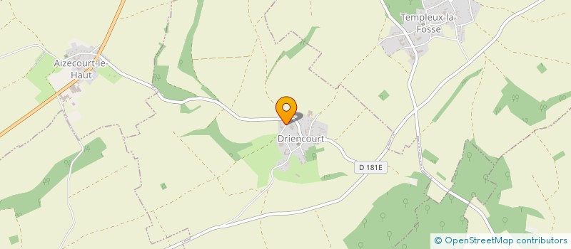 localisation de l'entreprise MONSIEUR DAVID DELEFORTRIE à DRIENCOURT