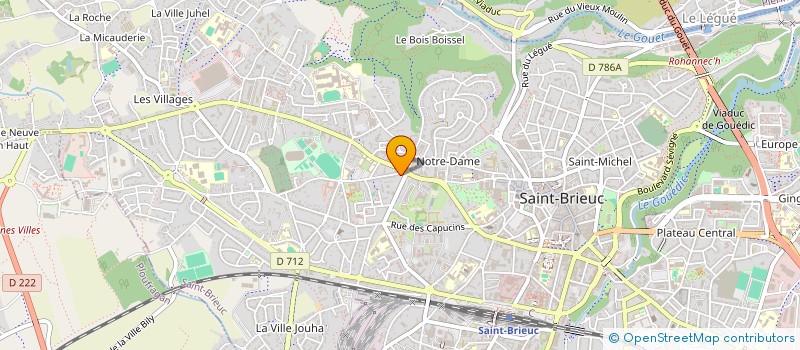 localisation de l'entreprise MONSIEUR DAVID DELGADO GRACIA à SAINT-BRIEUC