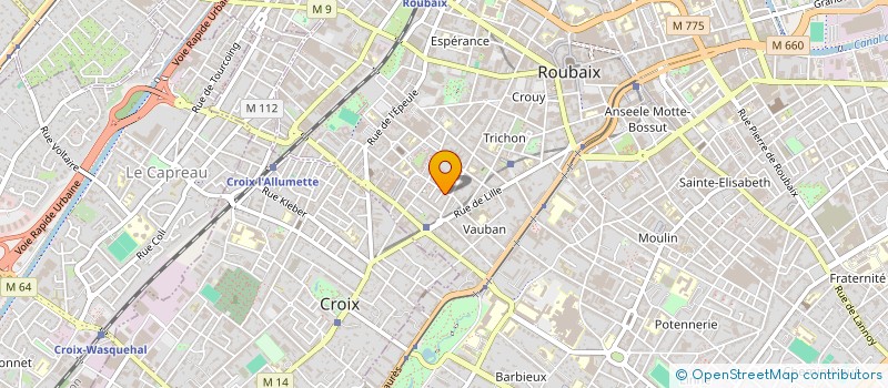 localisation de l'entreprise MONSIEUR DAVID DELHAYE  ROUBAIX