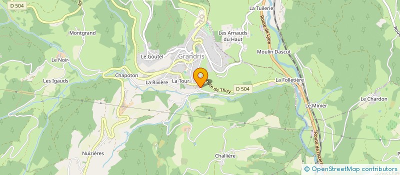 localisation de l'entreprise MONSIEUR DAVID DELHOMME  GRANDRIS