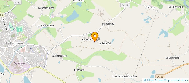 localisation de l'entreprise MONSIEUR DAVID DELHOMMEAU à LA BRUFFIERE