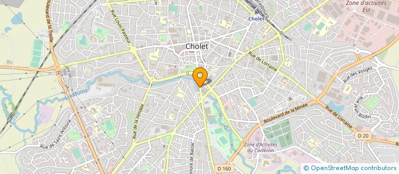 localisation de l'entreprise MONSIEUR DAVID DELORME à ANGERS