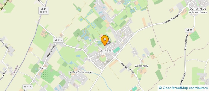 localisation de l'entreprise MONSIEUR DAVID DELOUX à AUBERS