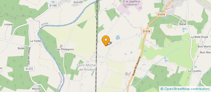localisation de l'entreprise MONSIEUR DAVID DELPORTE à LA ROCHE-CHALAIS