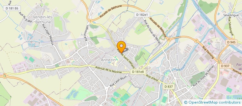 localisation de l'entreprise MONSIEUR DAVID DELRIVE à ANNEZIN