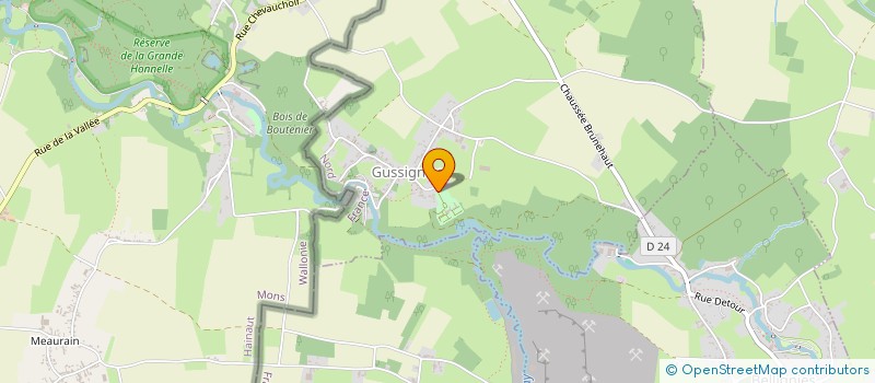 localisation de l'entreprise MONSIEUR DAVID DEMAY  BELLIGNIES