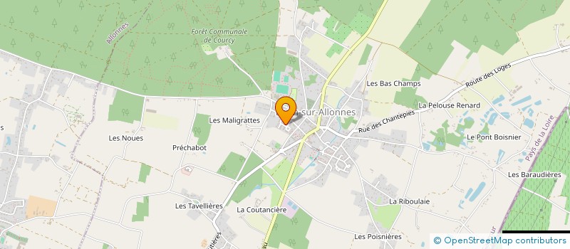 localisation de l'entreprise MONSIEUR DAVID DEMESTRE  BRAIN-SUR-ALLONNES