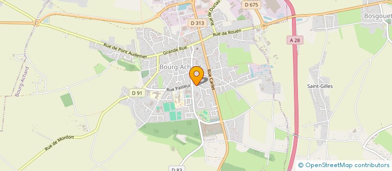 localisation de l'entreprise MONSIEUR DAVID DEMEURE  BOURG-ACHARD