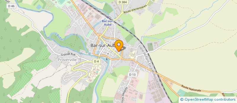 localisation de l'entreprise MONSIEUR DAVID DEMONSANT  BAR-SUR-AUBE