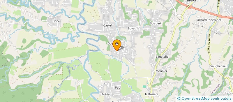 localisation de l'entreprise MONSIEUR DAVID DENIS THIERRY TONTON  LAMENTIN