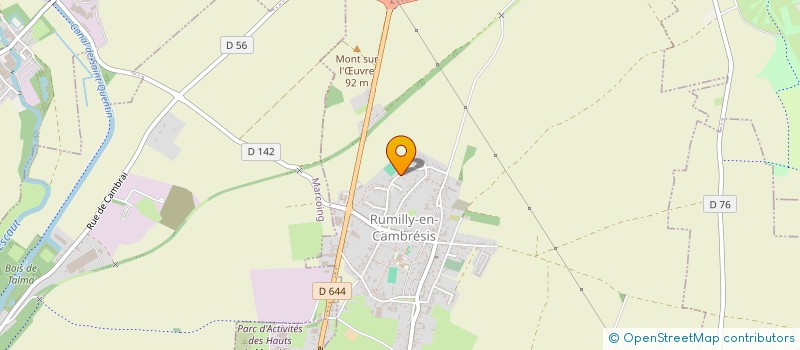 localisation de l'entreprise MONSIEUR DAVID DEPARCY  RUMILLY-EN-CAMBRESIS