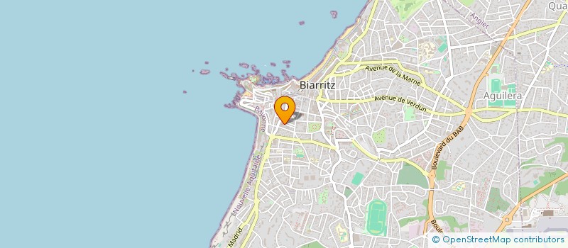 localisation de l'entreprise MONSIEUR DAVID DEPLAGNE  BIARRITZ