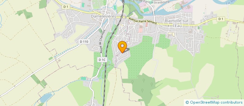 localisation de l'entreprise MONSIEUR DAVID DEPOUTOT  BLAINVILLE SUR L'EAU