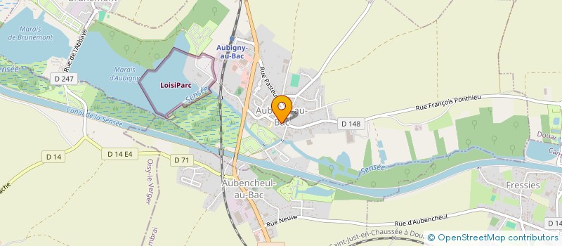 localisation de l'entreprise MONSIEUR DAVID DEPRAETRE à AUBIGNY-AU-BAC