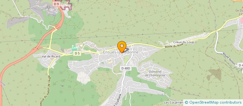localisation de l'entreprise MONSIEUR DAVID DEQUIVRE  ENSUES-LA-REDONNE