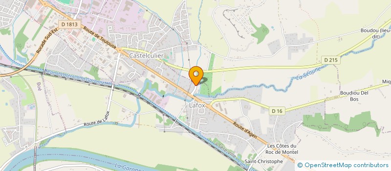 localisation de l'entreprise MONSIEUR DAVID DERENEMESNIL  LAFOX