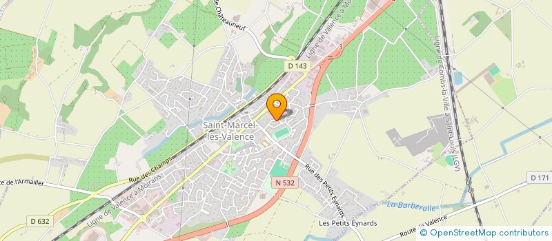 localisation de l'entreprise MONSIEUR DAVID DERIVE à SAINT-MARCEL-LES-VALENCE