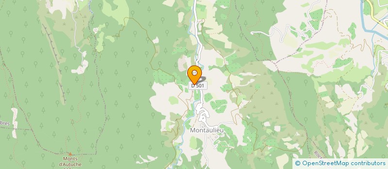 localisation de l'entreprise MONSIEUR DAVID DEROUBAIX  MONTAULIEU