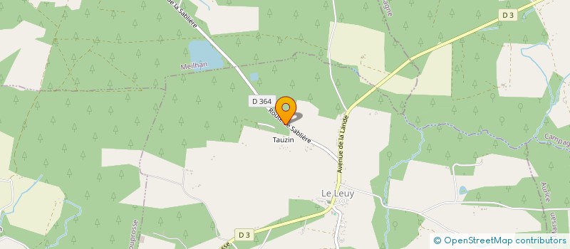 localisation de l'entreprise MONSIEUR DAVID DESBLANCS  LE LEUY