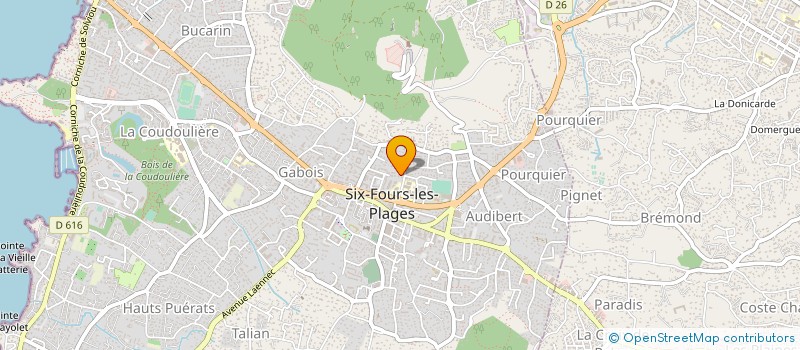 localisation de l'entreprise MONSIEUR DAVID DESCAT à SIX-FOURS-LES-PLAGES