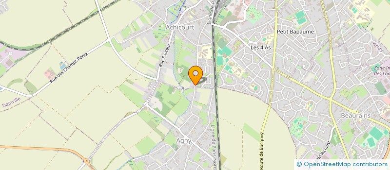 localisation de l'entreprise MONSIEUR DAVID DESFACHELLE  ACHICOURT