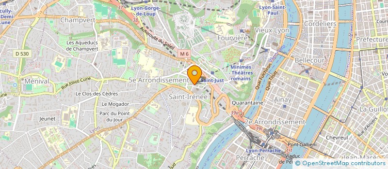 localisation de l'entreprise MONSIEUR DAVID DESFONDS  LYON