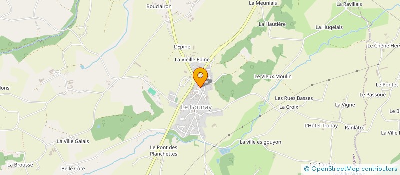 localisation de l'entreprise MONSIEUR DAVID DESGUES à LE MENE