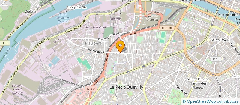 localisation de l'entreprise MONSIEUR DAVID DESHAYES  LE PETIT-QUEVILLY