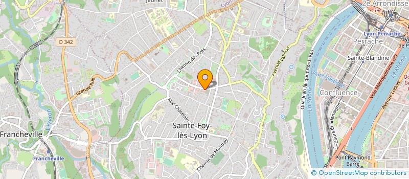 localisation de l'entreprise MONSIEUR DAVID DESNOS à SAINTE-FOY-LES-LYON