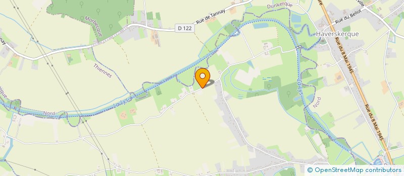 localisation de l'entreprise MONSIEUR DAVID DESPREZ  SAINT-VENANT