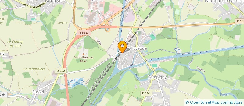 localisation de l'entreprise MONSIEUR DAVID DESSAINT  PONT-L'EVEQUE