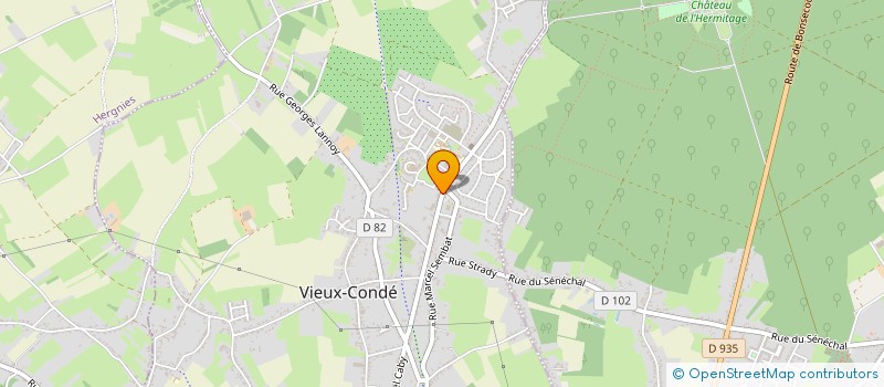 localisation de l'entreprise MONSIEUR DAVID DESSE  VIEUX-CONDE