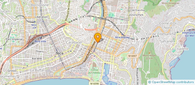 localisation de l'entreprise MONSIEUR DAVID DEULIO  NICE