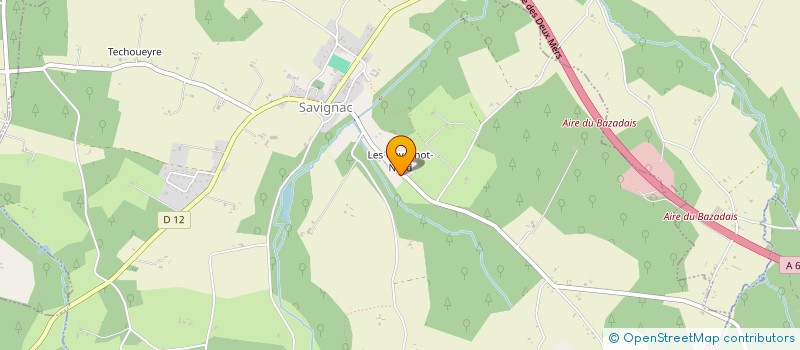 localisation de l'entreprise MONSIEUR DAVID DEVEAUX  SAVIGNAC