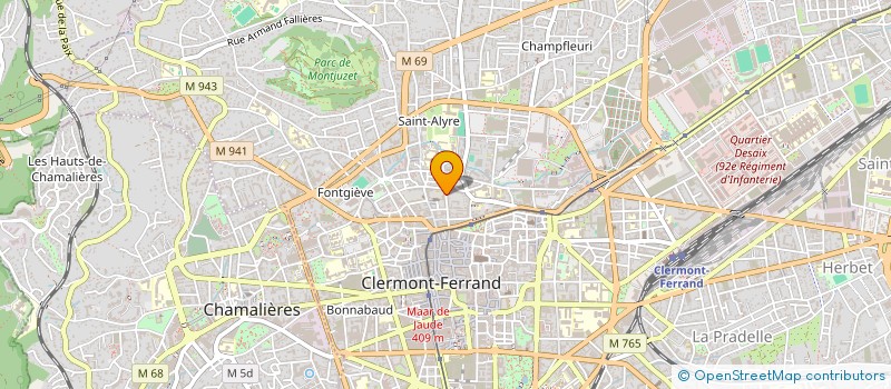 localisation de l'entreprise MONSIEUR DAVID DEVROEDE  CLERMONT-FERRAND