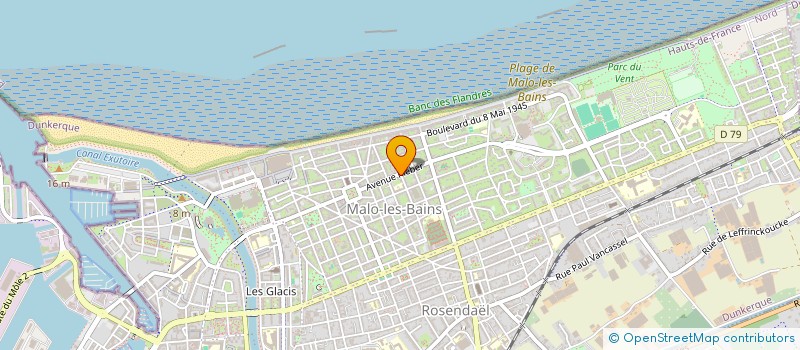 localisation de l'entreprise MONSIEUR DAVID DEVULDER  DUNKERQUE