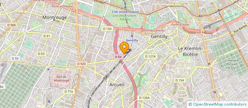 localisation de l'entreprise MONSIEUR DAVID DIDOCHA  ARCUEIL