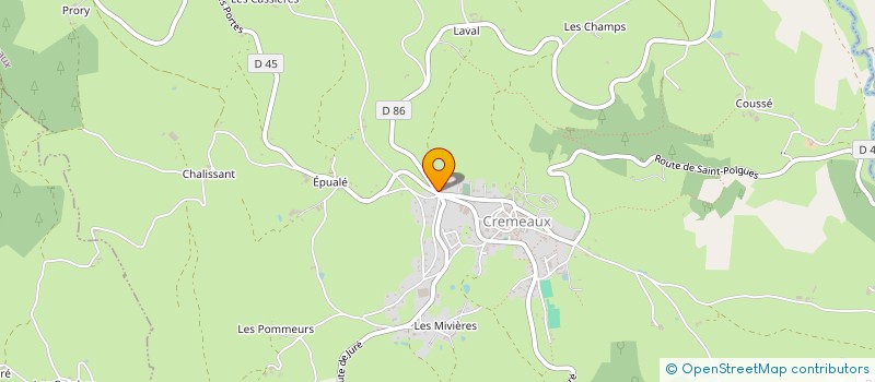 localisation de l'entreprise MONSIEUR DAVID DIEREMAN  CREMEAUX