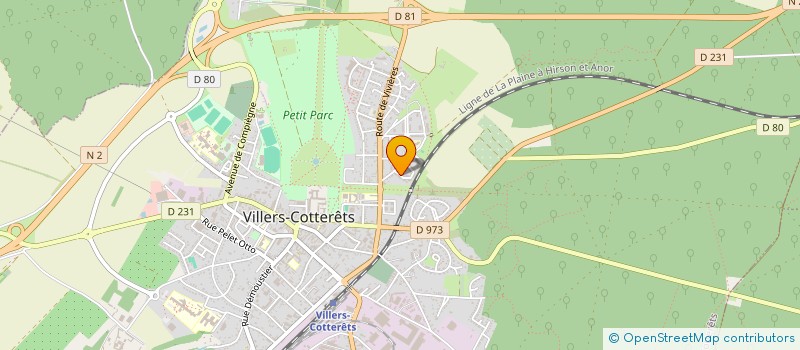 localisation de l'entreprise MONSIEUR DAVID DIEVAL à VILLERS-COTTERETS